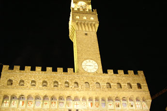 Palazzo Vecchio bij nacht